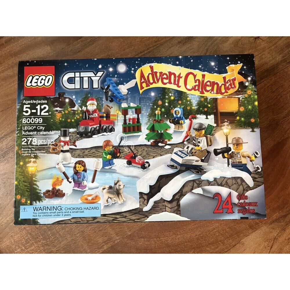 LEGO City Advent Calendar 60099 278 Pcs Building Toy Christmas Set 5-12 New